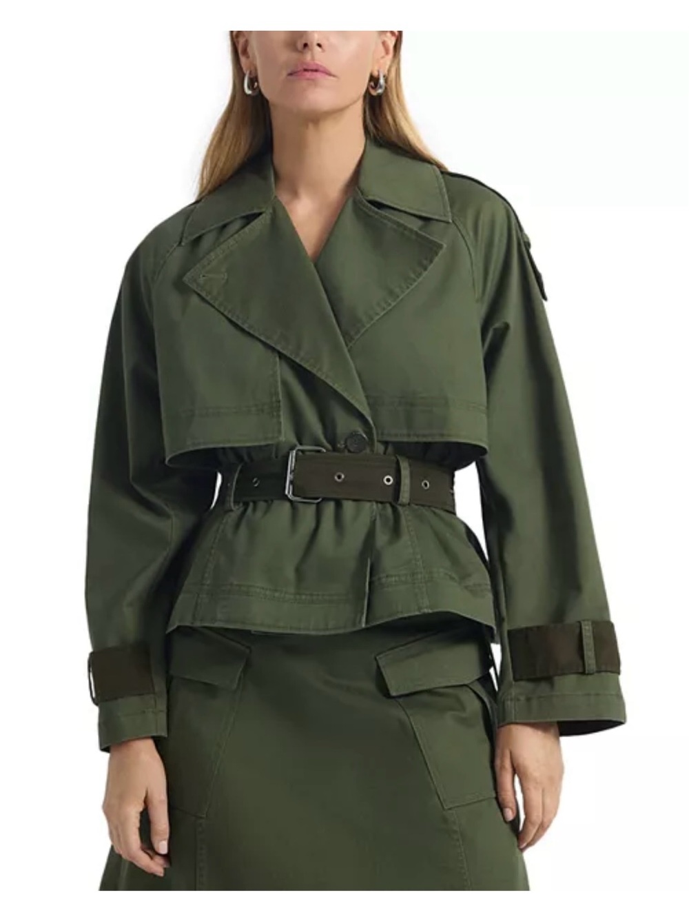 Derek Lam 10 Crosby
Ines Cropped Trench Jacket